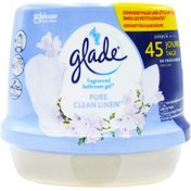 تصویر ژل خوشبو کننده‌ سرویس بهداشتی گلد ایتالیا مدل Pure Clean Linen glade® Fragranced Bathroom Gel Pure Clean Linen, 180gr