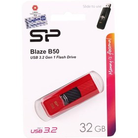 تصویر فلش مموری Silicon Power USB3.2 B50 32GB | سرعت بالا و طراحی حرفه‌ای 