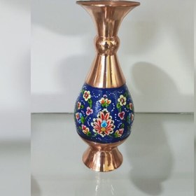 تصویر گلدان پرداز مسی 