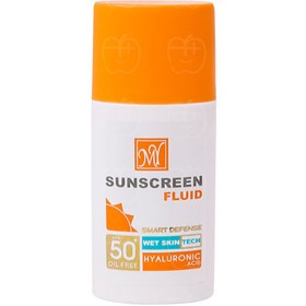 تصویر فلوئید ضد آفتاب مای مدل هیالورونیک اسید 50 میل SPF50 My Hyaluronic Acid Smart Defense Sunscreen Fluid SPF50