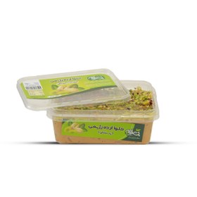 تصویر حلوا ارده رژیمی پسته ای 