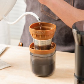 تصویر آسیاب و قهوه‌ساز قابل‌حمل icafilas iCafilas Electric Coffee Grinder All in One Portable Coffee Maker