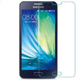 تصویر گلس A7 بی رنگ و شفاف سامسونگ A7 2015 محافظ صفحه نمایش شیشه ای Glass Screen Protector samsung A700 / A7 2015 