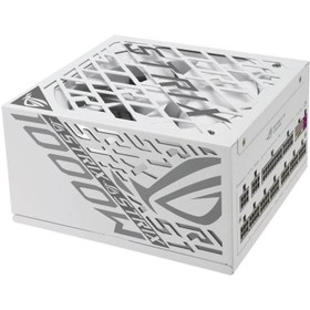 تصویر منبع تغذیه کامپیوتر ایسوس مدل ROG Strix White 80 Plus Platinum توان 1000 وات ASUS ROG Strix White 80 Plus Platinum 1000W Computer Power Supply
