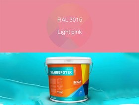 تصویر رنگ اکریلیک بافت‌دار دانه‌دار بپکو (SANBEPOTEX) (3015-light-pink (صورتی روشن)) 