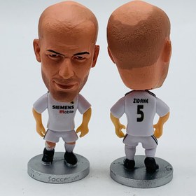 تصویر اکشن فیگور ساکروی زیدان رئال مادرید کد 01 Zinedine Zidane Real Madrid SoccerWe Figure