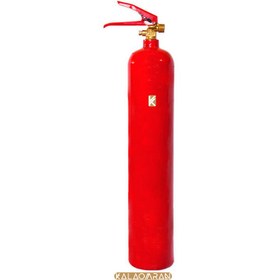 تصویر کپسول آتش نشانی 4 کیلویی CO2 دژ ا 4 kg CO2 fire extinguisher 4 kg CO2 fire extinguisher