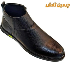 تصویر نیم بوت تمام چرم مردانه کلارک clarks زیپی کد21264 Clarks men's leather boot