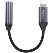 تصویر مبدل لایتنینگ به جک 3.5 میلی متری یسیدو کد B7245 