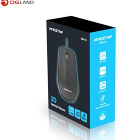 تصویر ماوس با سیم کینگ استار مدل KM110 Kingstar KM110 3D Wired Optical Mouse