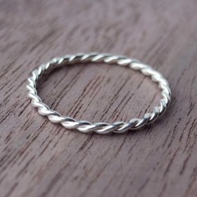 تصویر انگشتر نقره R0129 