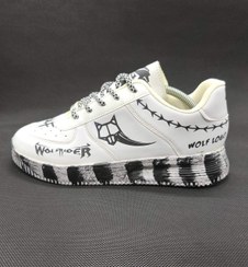 تصویر ناکد ولف مشکی سفید 