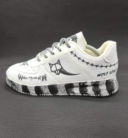 تصویر ناکد ولف مشکی سفید 