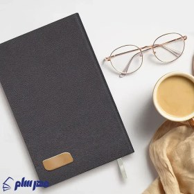 تصویر سررسید اروپایی چرم 1405 طوسی 