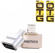 تصویر مبدل /دانگل USB OTG به micro usb برند ریمکس (پکدار) 