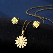 تصویر نیم ست لیزری طلا مدل Z1713 