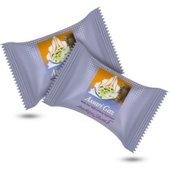 تصویر گز فله ای لقمه 20 درصد انگبین و 28 درصد مغز پسته و بادام عصاری 