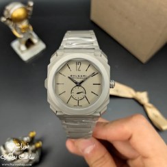 تصویر ساعت بولگاری تمام نقره ای تکرار دقیقه BULGARI OCTO FINISSIMO minute repeater بولگاری ( Bvlgari )