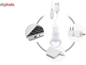 تصویر لامپ کمپینگ DST - LED USB - مهتابی 