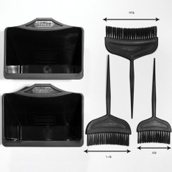 تصویر کیت کاسه و برس زیور تایم کریتیو پنج تیکه - Zero time Creative 