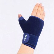 تصویر مچ کف بند شست دار نئوپرن کرم آدور سایز اسمال Cream small neoprene thumb strap wrist