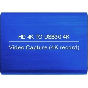 تصویر کپچر کارت KuWFi 4K HDMI to USB 3.0 Video Capture HD 1080P Video Audio Grabber Game Capture Card 