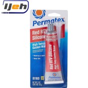 تصویر چسب واشرساز پرماتکس ساخت کشور آمریکا (اصلی) 85 گرمی GASKET MAKER PERMATEX (RED RTV SILICONE) 85 gr