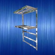 تصویر هوله خشک کن تمام استیل صادراتی - کروم براق مدل ۲۴ +شیر رفت و برگشت 