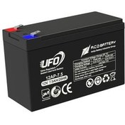 تصویر باتری یو پی اس 12 ولت 7.5 آمپر یوفو UFO VRLA 12V 7.5 AH Battery