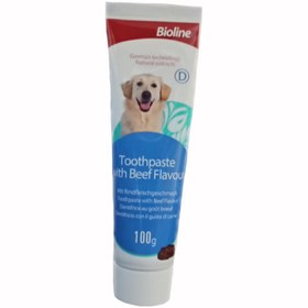 تصویر خمیر دندان سگ با طعم گوشت گاو بایولاین - Bioline Toothpaste with Beef Flavor 