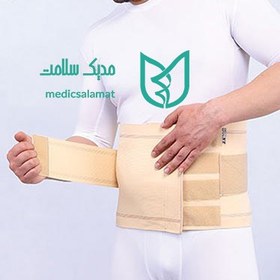 تصویر شکم بند تمام کش پلدار با کش ساپورت آدور Ador Adjustable Elastic Abdominal Support