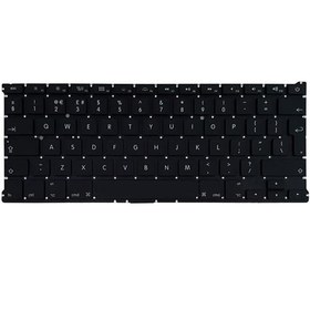 تصویر کیبرد لپ تاپ اپل 1369-1466 مشکی-اینتربزرگ Keyboard Laptop Apple 1369-1466-Big Enter