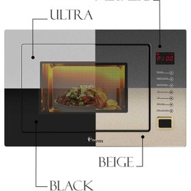 تصویر ماکروویو توکار داتیس مدل ۹۲۸ زه استیل 
