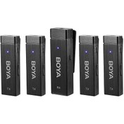 تصویر میکروفون یقه ای بی سیم بویا مدل BY-W4 