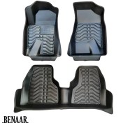 تصویر کفپوش خودرو ایران خودرو ۵ بعدی دنا پلاس رنگ مشکی 