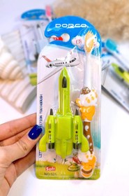 تصویر مسواک فیل هواپیما دار Airplane elephant toothbrush