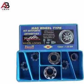 تصویر قفل چرخ نیسان 