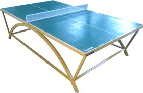 تصویر میز پینگ پنگ بتنی رنگ مخصوص 