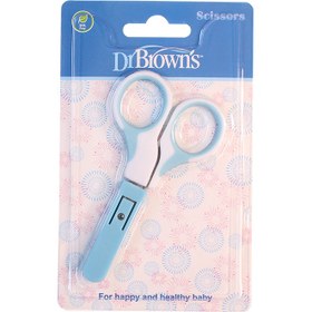 تصویر قیچی کودک دکتر براونز - آبی ا Dr Browns Scissors - Blue Dr Browns Scissors - Blue