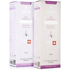 تصویر شامپو ضد شوره تراست مناسب موی چرب Trust pro shampoo anti dandruff 200ml