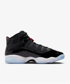 تصویر خرید اینترنتی کفش ورزشی مردانه سیاه نایک N05230483800 Air Jordan 6 Ring Erkek Basketbol Ayakkabısı 322992-064