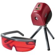 تصویر تراز لیزری چیبو آلمان به همراه عینک و پایه 