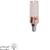 تصویر لامپ LED طرح بلالی با سرپیچ E14 سه حالته مهتابی آفتابی یخی SMD E14 Lamp 84D
