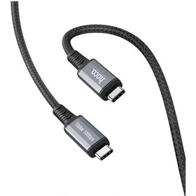 تصویر کابل USB-C هوکو مدل US01 USB3.1 GEN2 10GBPS 100W طول 1.8 متر 