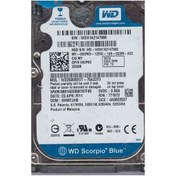 تصویر هارد آبی وسترن نوت بوک مدل WD250 0BEVT-75A23T0 250g Western Digital Scorpio Blue WD2500BEVT 250GB