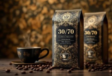 تصویر خرید و قیمت میکس دانه قهوه 30|70 هفتاد سی عربیکا 