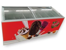 تصویر فریزر 650 لیتر قرمز 