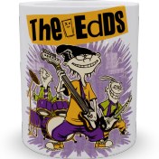 تصویر ماگ با طرح Cartoon Rock Band Vintage Tv Show Gift 