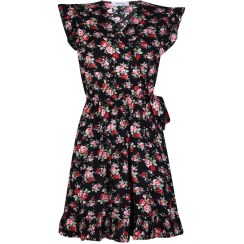 تصویر پیراهن گل سرخ 9599 مشکی 