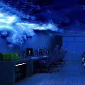 تصویر سقف ابری لوموس با LED هوشمند 